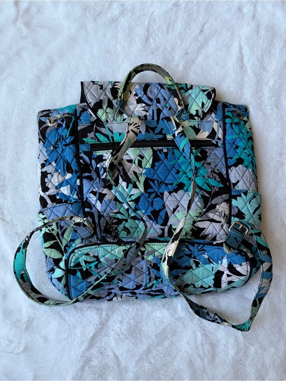 Vera Bradley Camo Floral Backpack